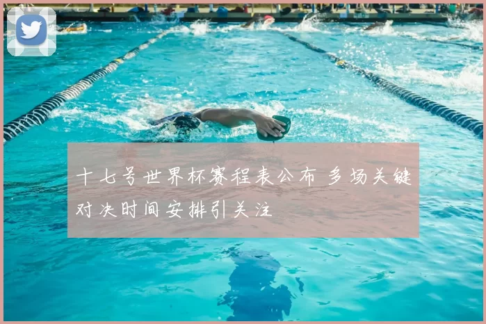 十七号世界杯赛程表公布 多场关键对决时间安排引关注