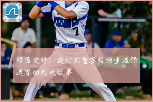 绿茵史诗:透过完整赛视频重温预选赛的悲欢故事